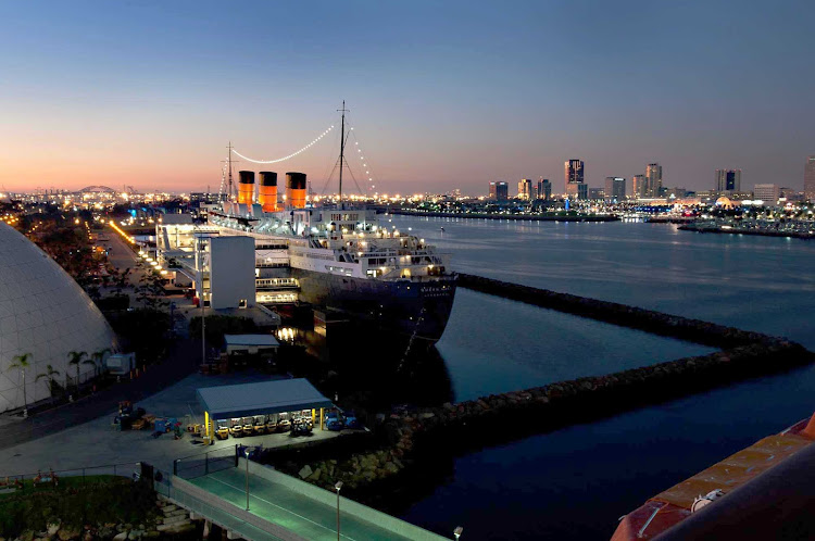 Several Carnival Cruise Lines ships sail out of the Long Beach Cruise Terminal in Southern California.