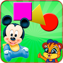 Learn shapes games for kids icon