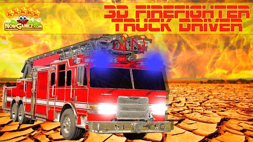 Android application 3D Firefighter Truck Driver screenshort
