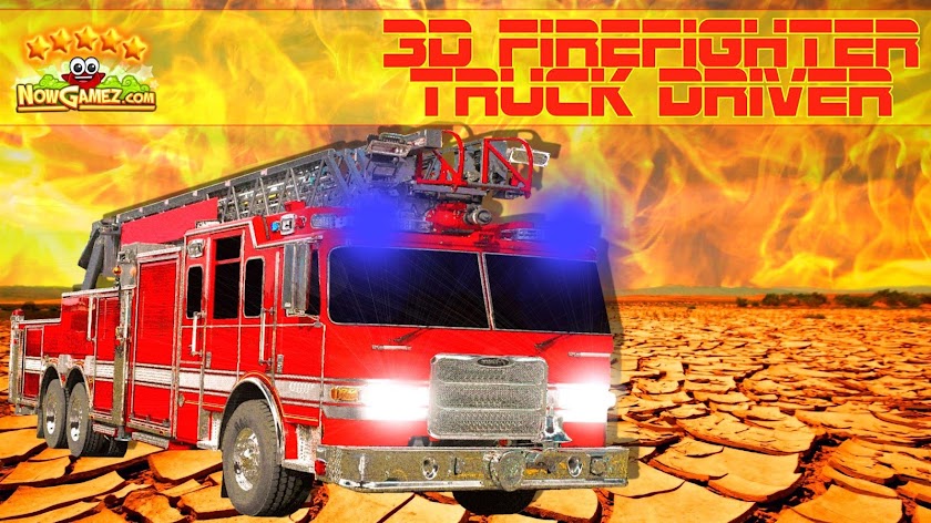3D Firefighter Truck Driver Screen 1