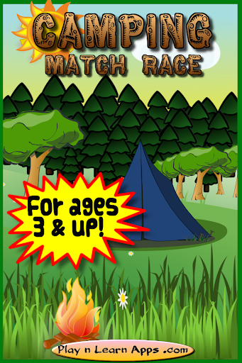 Camping Kids Match Race