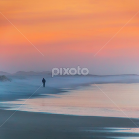 Disappearing in the Mist by Paulo Veiga - Landscapes Beaches
