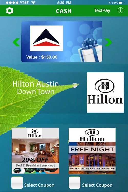 Android application CASH screenshort