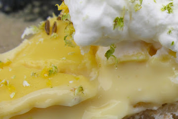 Rustic key lime pie, from the land of yogurt and honey