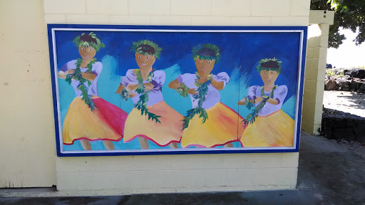 La'aloa Bay Beach Park Hula Dancers Mural