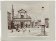 Voorgevel van de Santa Maria Novella te Florence