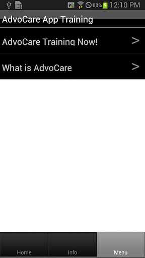 AdvoCare App Training