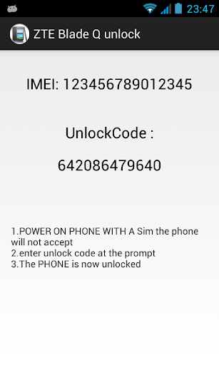 ZTE Blade Q unlock