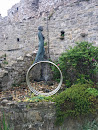 Manorbier Balancing Lady Statue