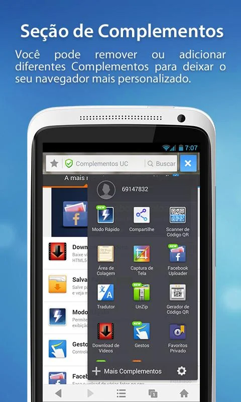 UC Browser - navegador - screenshot