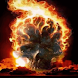 Skull Flame Live Wallpaper