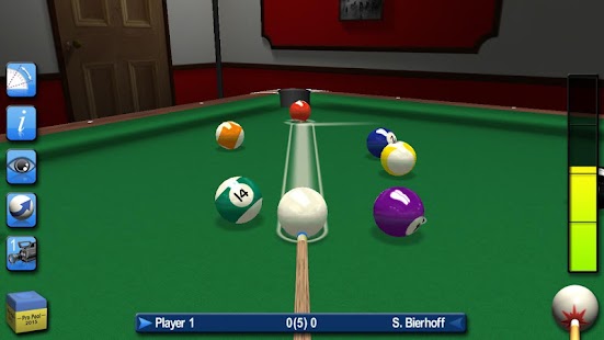 Screenshot dell'applicazione Android Pro Pool 2026