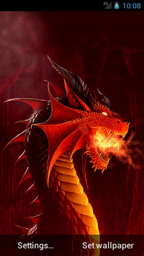 Angry Dragon Live Wallpaper