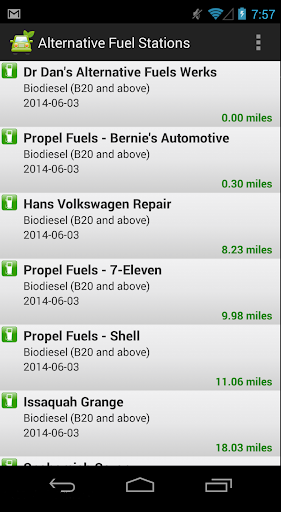 Alternative Fuel Stations