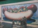 Hot Dog Mural