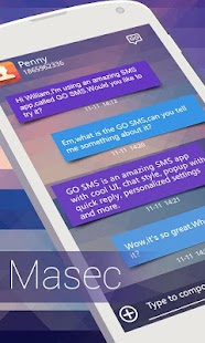 How to download GO SMS Pro Masec Theme EX lastet apk for pc