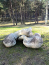 Broken Stone Sculpture