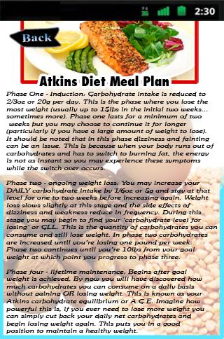 Atkins Diet Meal Plan