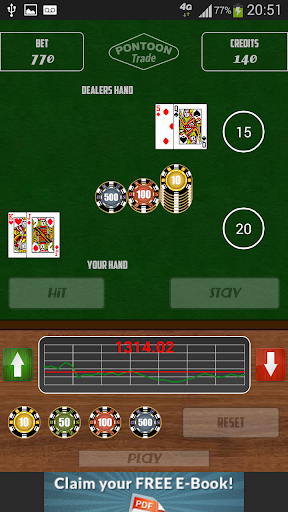 【免費紙牌App】Pontoon Blackjack Trader-APP點子