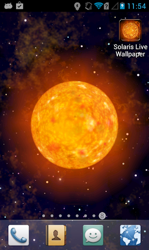 【免費個人化App】Solar Flare Live Wallpaper-APP點子