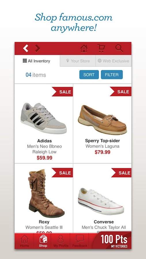 Famous Footwear Mobile Android Apps on Google Play