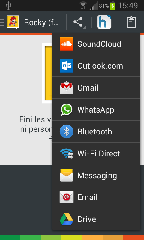Boxeur voice (French) Screen 2