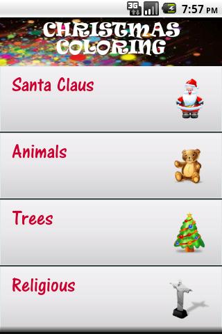 Christmas Coloring 4 Kids App