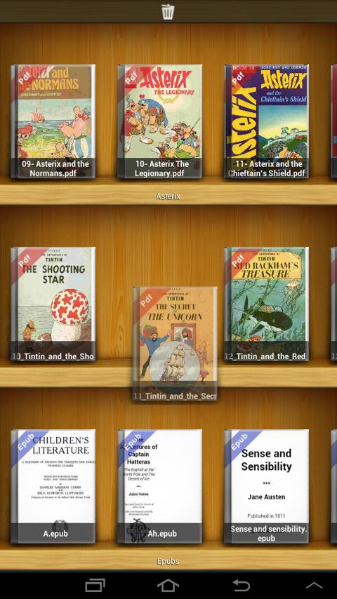 Android application AiBook Reader Pro + Annotation screenshort
