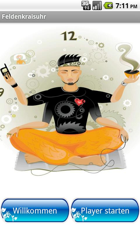 Android application Feldenkrais Uhr Entspannung screenshort