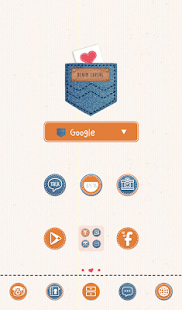 Download denim lovers 도돌런처 테마 APK for Android