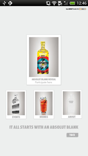 Absolut Blank Reveal