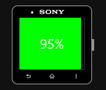 Battery Meter for SmartWatch 2