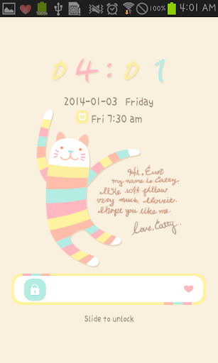 Hello catty go locker theme