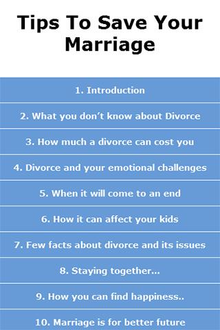 Tips To Save Your Marriage