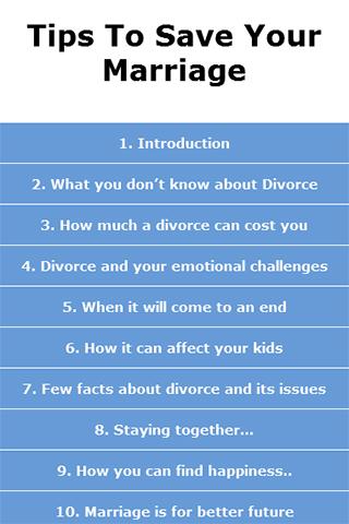 【免費書籍App】Tips To Save Your Marriage-APP點子