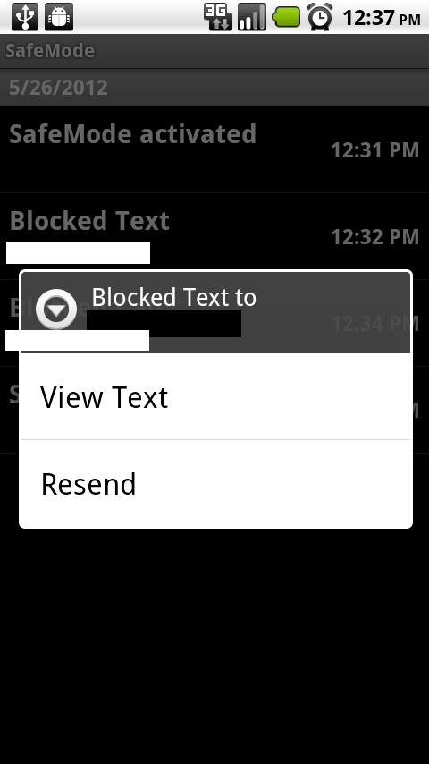 SafeMode Screen 3