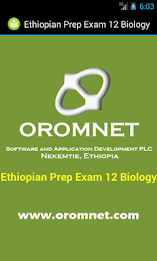 Biology Prep Exam Ethiopia G12 poster 1