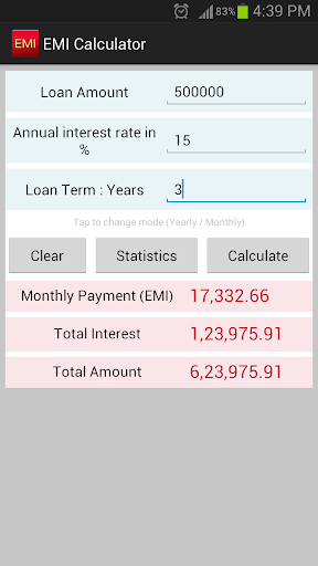 EMI Calculator SBI HDFC ICICI