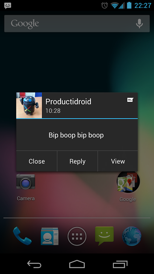 Popup Notifier - screenshot