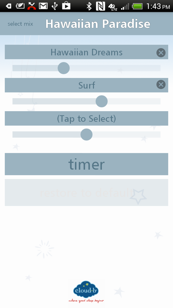 Cloud b Premium Screen 3