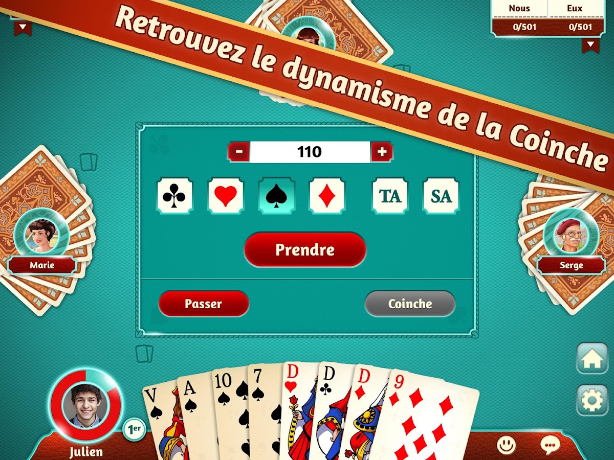 Belote et Coinche Applications Android sur Google Play