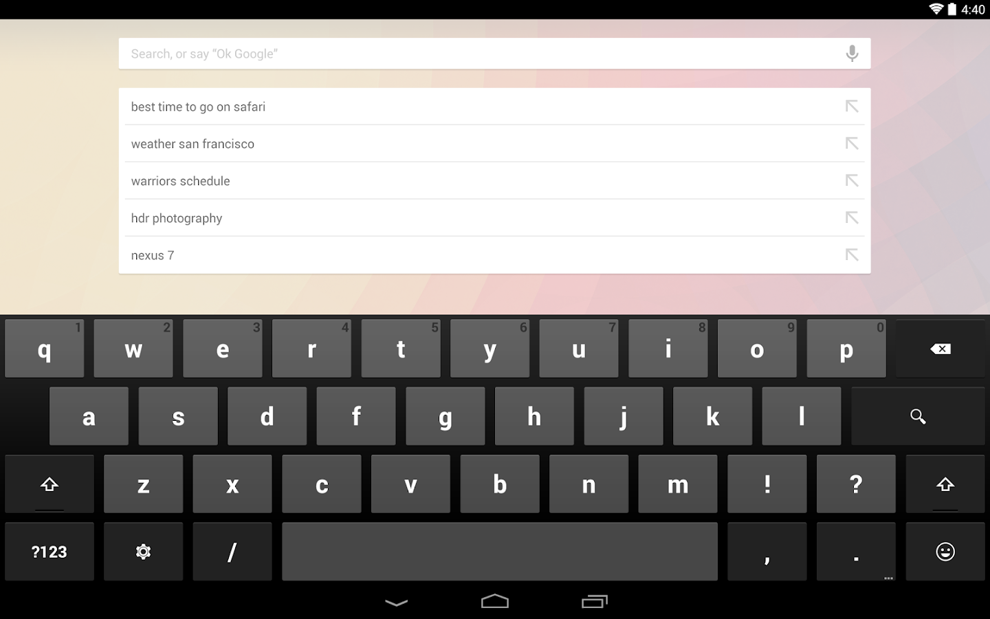   Google Now Launcher- tangkapan layar 