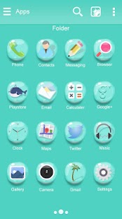 Free Download Water Drops GO Launcher Theme APK