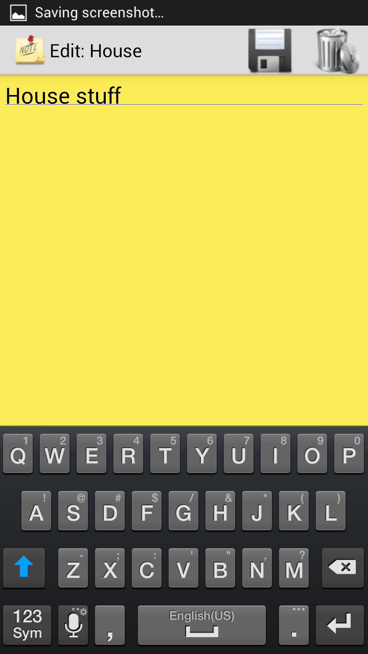 Syncd-NotePad Screen 2