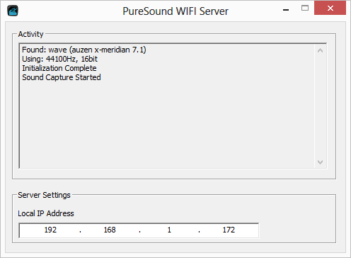 pureSound WIFI Screen 3