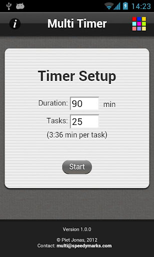 【免費生產應用App】Multi Task Timer-APP點子