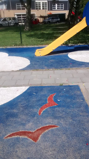 Bird at playground