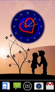 Free Love Clock Live Wallpaper APK for Android