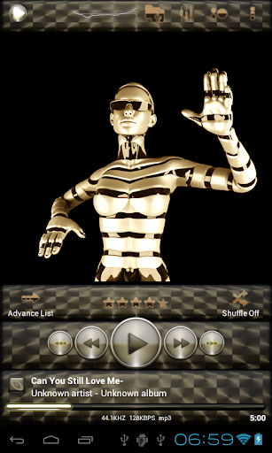 Poweramp Skin CHAMPAGNER 畫筆