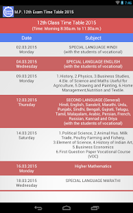 How to get M.P. 12th Exam Time Table 2015 patch 1.0 apk for laptop